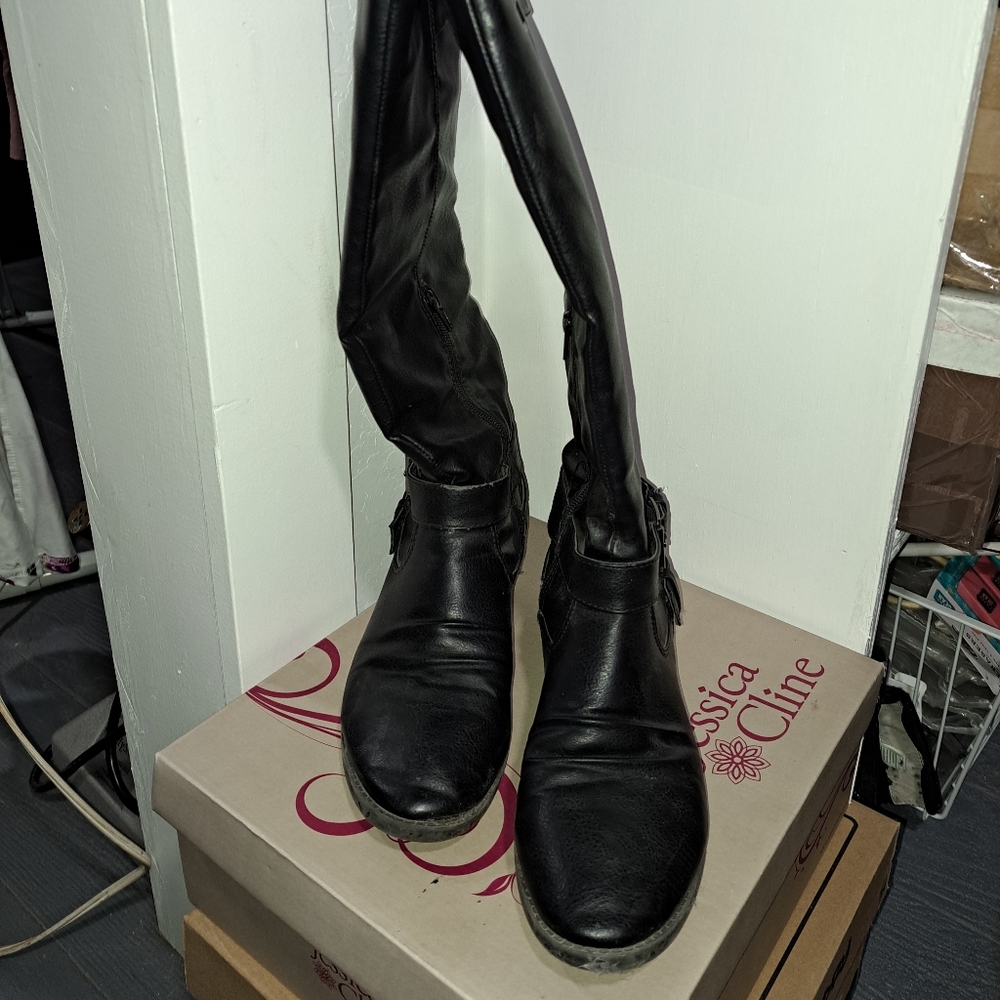 Black boots